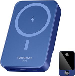 Magnetic Portable Charger 10000mAh Power Bank with PD 20w Fast Charging USB C in&Out Battery Pack Compatible with Mag-Safe for iPhone 16/15/14/13/12 Pro/Pro Max Series  Android and More