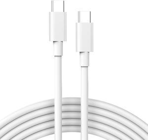 isptewhie USB C to USB C Charging Cable for MacBook Air  Mac Book Pro  Type C Cord for New iPad Pro 12.9/11  Air 4/5  Mini 6  Samsung  Pixel  All PD USB C Charger 6.6FT