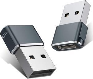 isptewhie USB to USB C Adapter 2 Pack USB C Female to A Male Charger Type C Converter for Apple Watch Ultra iWatch 7 8 SE iPhone 14 13 12 11 Plus Pro Max Mini AirPods iPad Air Samsung Galaxy S23 S22