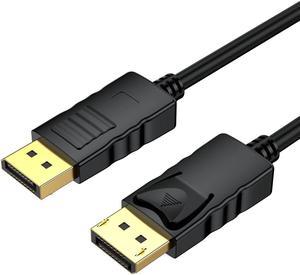 isptewhie DisplayPort to DisplayPort Cable 6 Ft  DP to DP Male to Male Cord Gold-Plated Cord  Supports 4K@60Hz  2K@144Hz Compatible for Computer  Laptop  Graphics Card  Docking Station