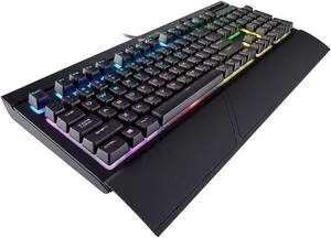 CORSAIR K68 RGB Mechanical Gaming Keyboard, Backlit RGB LED, Cherry MX Blue, Dust and Spill Resistant