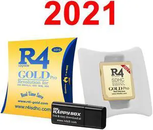 2021 New R4I SDHC Gold Pro Flash Card Adapter for DS DSI 2DS 3DS New3DS & All DS Consoles