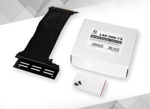 LIAN LI LAN ONE-1X Upright Display Card Kits For Lancool One - PCI Express 16X PCI-E Riser Card - Vertical GPU Bracket - 200mm - NO Include the PCI Bracket