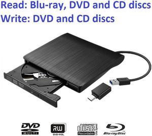  Pioneer BDR-XS07UHD 4K Blu-Ray Portable Burner & DVD Player -  6X Slim External BDXL, BD, DVD & CD Drive for Windows & Mac w/ 3.0 USB, CD  Player, Write & Read