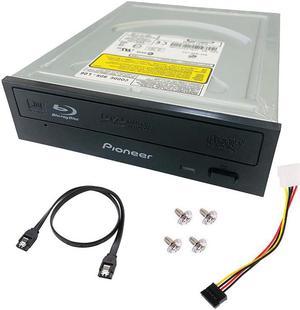 Pioneer Internal 3D Blu-ray Burner 8X BD DVD CD Writer Bluray Drive  for Computer Desktop PC - Supports Burning Blu ray Disc - With SATA Cable and Mounting Screws