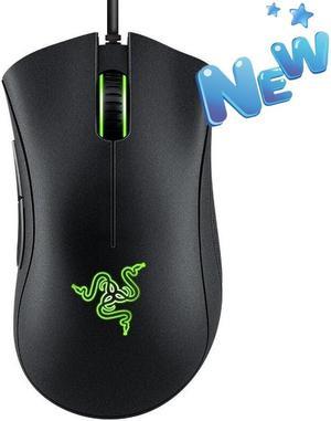 2021 New Edition DeathAdder Essential 6400 DPI 4G Optical Esports Gaming Mouse: 5 Programmable Buttons - Mechanical Switches - 2.1m Rubber Wire - Classic Black