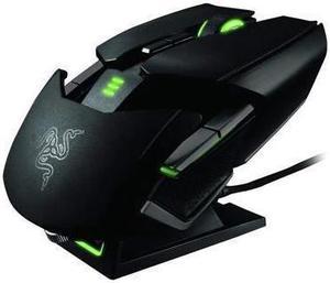 Ouroboros Ambidextrous Ergonomics Gaming Mouse with Charging Dock - 8200dpi 4G Dual Sensor - 11 Programmable Buttons