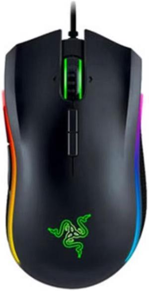 Mamba Elite Advanced Ergonomics Wired eSports Gaming Mouse - 16,000 DPI 5G Optical Sensor - Chroma RGB - 9 Programmable Buttons - Mechanical Switches