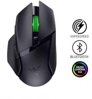Basilisk V3 X Hyperspeed Wireless Gaming Mouse: Bluetooth & 2.4GHz Wireless Compatible - 5G Advanced 18K DPI Optical Sensor - 9 Programmable Buttons