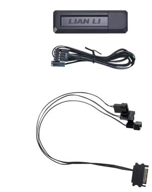 LIAN-LI UNI Fan L-Wireless Controller for SL Wireless, TL Wireless & Strimer Wireless with PWM SATA Cable - Black LIAN-LI UNI Fan L-Wireless Controller for SL Wireless, TL Wireless & Strimer Wireless with PWM SATA Cable - Black