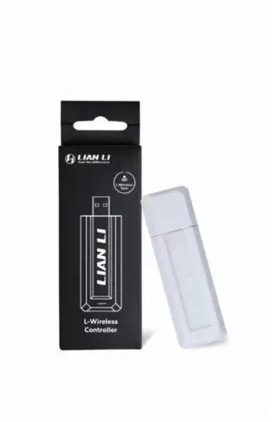 LIAN-LI UNI Fan L-Wireless Controller for SL Wireless, TL Wireless & Strimer Wireless with PWM SATA Cable - White