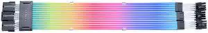 LIAN-LI Strimer Wireless GPU Triple 8 Pin Addressable RGB GPU Power Extension Cable - Wireless Controller NOT Included(Controller is required for use)