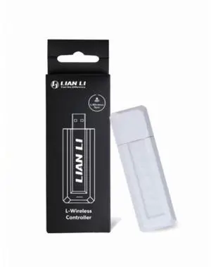 LIAN-LI UNI Fan L-Wireless Controller for SL Wireless, TL Wireless & Strimer Wireless with PWM SATA Cable - White
