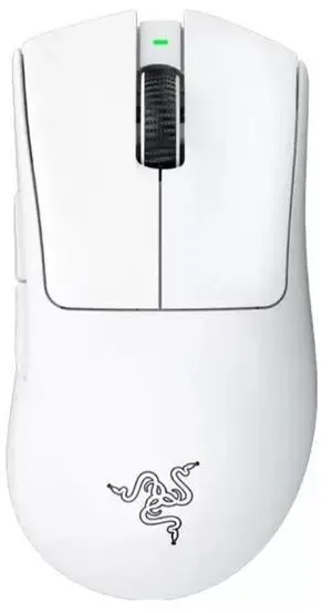 DeathAdder V3 Pro Wireless Ergonomic Esports Gaming Mouse: 64g Ultra-Lightweight  30K DPI Optical Sensor - 5 Programmable Buttons - White