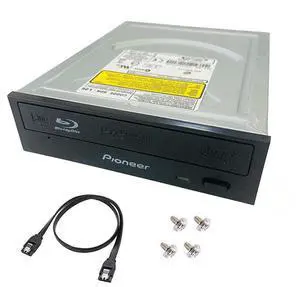 Pioneer Internal 3D Blu-ray Burner 8X BD DVD CD Writer Bluray Drive  for Computer Desktop PC - Supports Burning Blu ray Disc - With SATA Cable and Mounting Screws