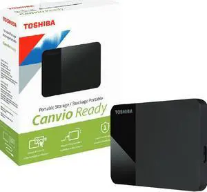 Toshiba HDTP310XK3AA Canvio Ready HDTP310XK3AA 1 TB Portable Hard Drive - External - Black
