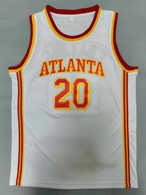 Atlanta Hawks collins white Basketball Jersey Medium