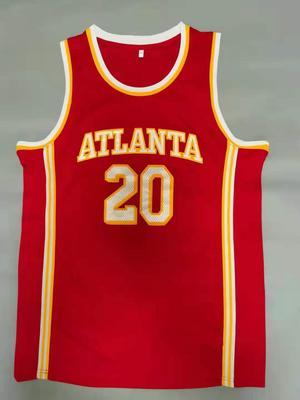 Atlanta Hawks collins red Basketball Jersey XX-Large