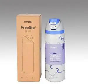 Owala FreeSip Stainless Steel Insulated Water Bottle  32oz White