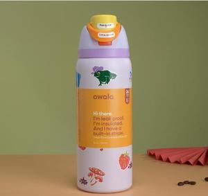 Owala FreeSip Stainless Steel Insulated Water Bottle  32oz Strawberry