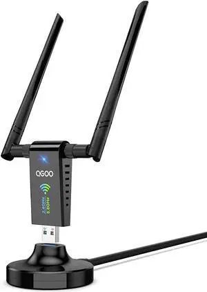 WiFi Adapter 1750mbps,Wireless USB Adapter Dual Band 2.42GHz/450Mbps 5.8GHz/1300Mbps High Gain 5dBi Antennas USB 3.0 Wireless Network Adapter for Desktop Laptop PC Windows XP/7/8/8.1/10/ Mac OS WiFi Adapter 1750mbps,Wireless USB Adapter Dual Band 2.42GHz/450Mbps 5.8GHz/1300Mbps High Gain 5dBi Antennas USB 3.0 Wireless Network Adapter for Desktop Laptop PC Windows XP/7/8/8.1/10/ Mac OS