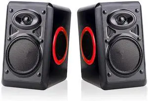 Computer Speakers for Desktop/Laptop/Mac, USB Powered PC Speaker, 2.0 Channel Stereo Multimedia Speaker for TV, Notebook, Built-in Diaphragm,3w3w Horn and in-Line Volume Control Computer Speakers for Desktop/Laptop/Mac, USB Powered PC Speaker, 2.0 Channel Stereo Multimedia Speaker for TV, Notebook, Built-in Diaphragm,3w3w Horn and in-Line Volume Control