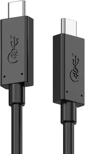 [USB-IF Certified] USB4 40Gbps Cable ,Support 8K@60Hz,Compatible with Thunderbolt 4 3 and USB 3.0 2.0,2.6ft / 0.8m