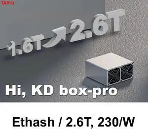 New Release Goldshell KD BOX Pro 2.6T Hashrate KDA Miner Upgarded from KD BOX