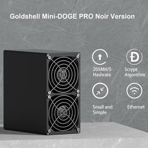 New Super Slience Goldshell MiniDoge Pro LTC & Doge Miner 205MH/s 220W Home Use with PSU