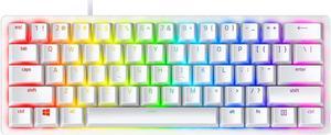 Razer Huntsman Mini 60% Gaming Keyboard: Fast Keyboard Switches - Linear Optical Switches - Chroma RGB Lighting - PBT Keycaps - Onboard Memory - Mercury Whit