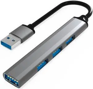 U5 Type-C Extender USB3.0 Splitter Multi-Port Expansion Dock, Number of interfaces: 5 in 1 (USB)