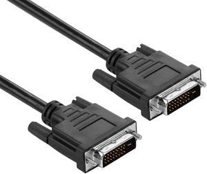 DVI-D Dual Link 24+1 Pin Male to Male M/M Video Cable, Length: 1.5m - 59inch