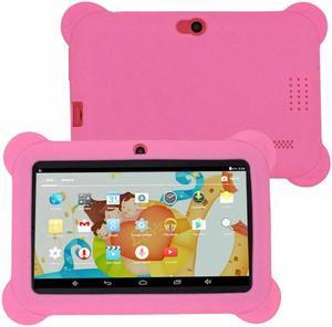 Kids Tablet, Q88 Kids Education Tablet PC, 7.0 inch, 512MB+8GB, Android 4.4 Allwinner A33 Quad Core, WiFi, Bluetooth, OTG, FM, Dual Camera, with Silicone Case
