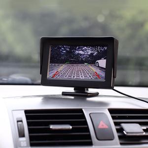 inch Car High Definition Monitor with Adjustable Angle Holder, Support Reverse Automatic Screen Function