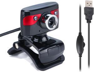 A886 12.0 Million Pixels Manual Adjustable Focal Length Webcam, Built-in Microphone