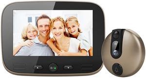 M100 4.3 inch Display Screen 2.0MP Security Camera Video Smart Doorbell, Support TF Card  & Night Vision & Motion Detection