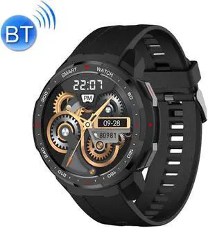 MT12 Smart Call Music Play Guide Step Smart Wireless Sports Watch (Black)