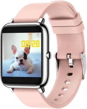 Rogbid Rowatch 1 1.4 inch IPS Screen Smart Watch, Support Blood Pressure Monitoring/Sleep Monitoring (Pink)
