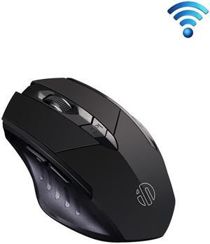 Inphic A1 6 Keys 1000/1200/1600 DPI Home Gaming Wireless Mechanical Mouse, Colour: Black Wireless+Bluetooth 4.0+Bluetooth 5.0 Black Wireless+Bluetooth 4.0+Bluetooth 5.0