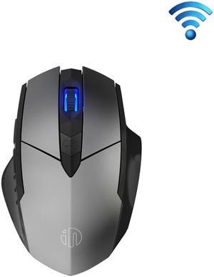 Inphic A1 6 Keys 1000/1200/1600 DPI Home Gaming Wireless Mechanical Mouse, Colour: Gray Wireless+Bluetooth 4.0+Bluetooth 5.0 Gray Wireless+Bluetooth 4.0+Bluetooth 5.0