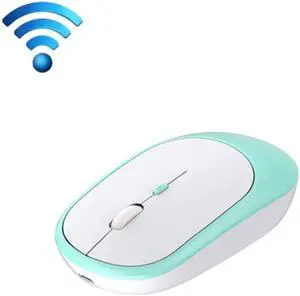 M030 4 Keys 1600DPI Laptop Office Mute Mouse, Style: Dual Mode (Blue) Dual Mode (Blue)