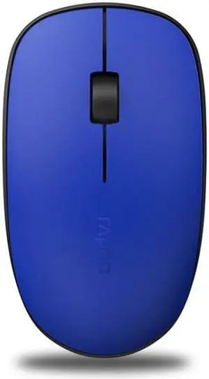 Rapoo M200G 1300 DPI 3 Keys Silent Wireless Mouse (Blue) Black