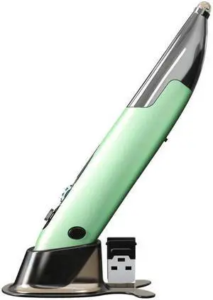 PR-A18 2.4G Charge Mouse Pen Handwritten Glow Wireless Mouse Pen (Green)