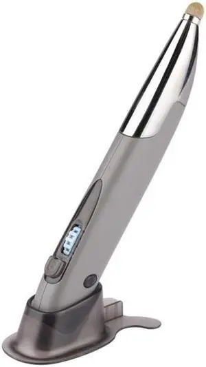 PR-A18 2.4G Charge Mouse Pen Handwritten Glow Wireless Mouse Pen (Silver Gray)