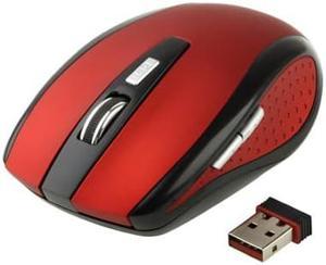 2.4 GHz 800~1600 DPI Wireless 6D Optical Mouse with USB Mini Receiver, Plug and Play, Working Distance up to 10 Meters
