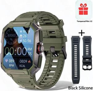 185 Rugged Smart Men Military For Android Xiaomi Ios Waterproof Sport es Blood Pressure Smart 2023