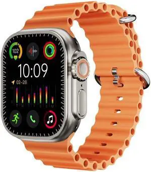 WS12 ULTRA 2 2.2 inch Sport Smart Watch, Support Payment Code / Bluetooth Call / Sleep / Blood Oxygen / Heart Rate / Blood Pressure Health Monitor (Gold)
