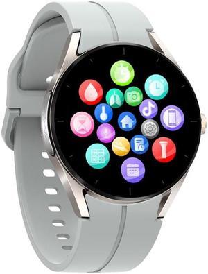 KS05 1.32 inch IP67 Waterproof Color Screen Smart Watch,Support Blood Oxygen / Blood Glucose / Blood Lipid Monitoring (Gold Gray)