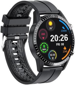 I9 1.3 Inch Heart Rate/Blood Pressure/Blood Oxygen Monitoring Watch, Color: Black Black