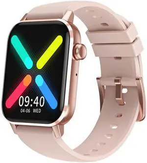 HD6 1.69 inch Multifunctional Heart Rate Monitoring Smart Watch (Pink)